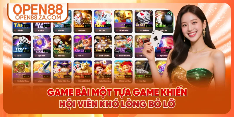 Game bài - Một tựa game khiến hội viên khó lòng bỏ lỡ