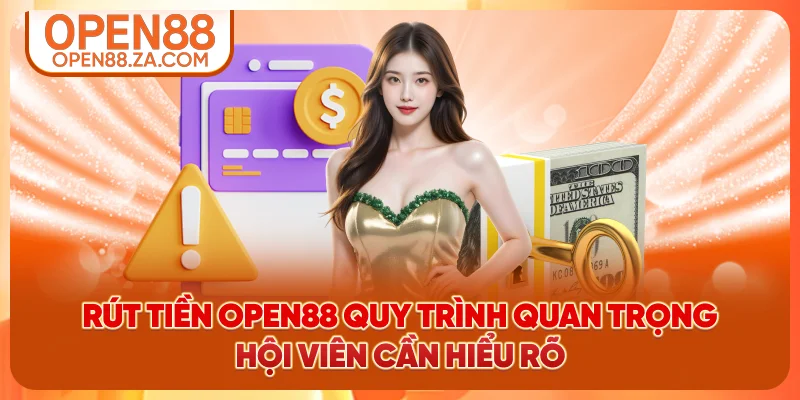 Rút tiền OPEN88 quy trình quan trọng hội viên cần hiểu rõ